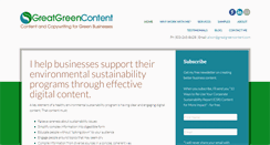 Desktop Screenshot of greatgreencontent.com